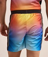 Gradient Mesh Soccer Shorts