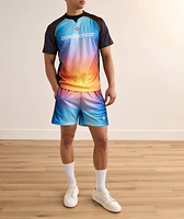 Gradient Mesh Soccer Shorts