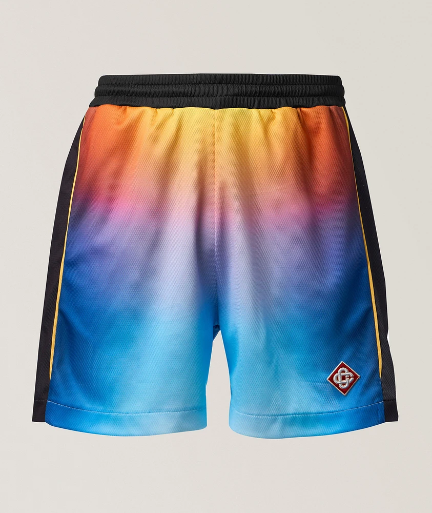 Gradient Mesh Soccer Shorts