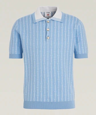Monogram Knit Polo