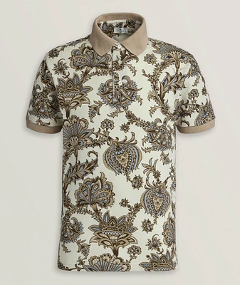 Floral Cotton Polo