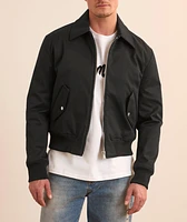 Embossed Logo Cotton Bomber Jacket