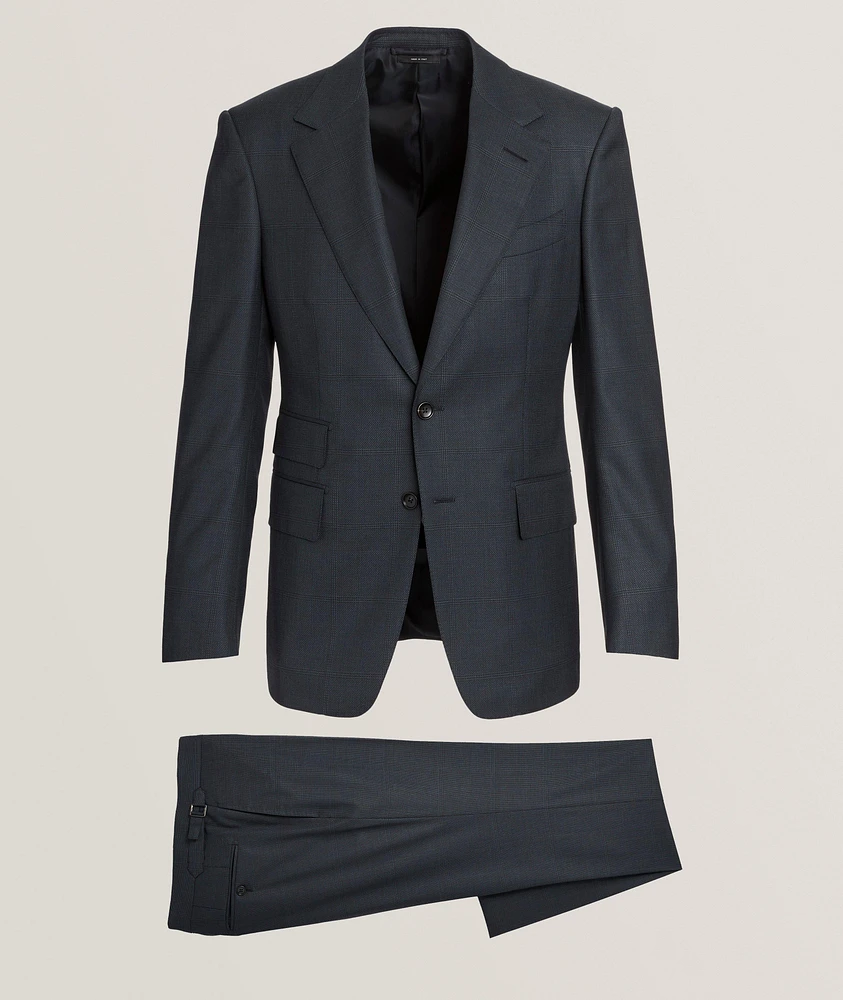 Shelton Windown Check Stretch-Wool Suit