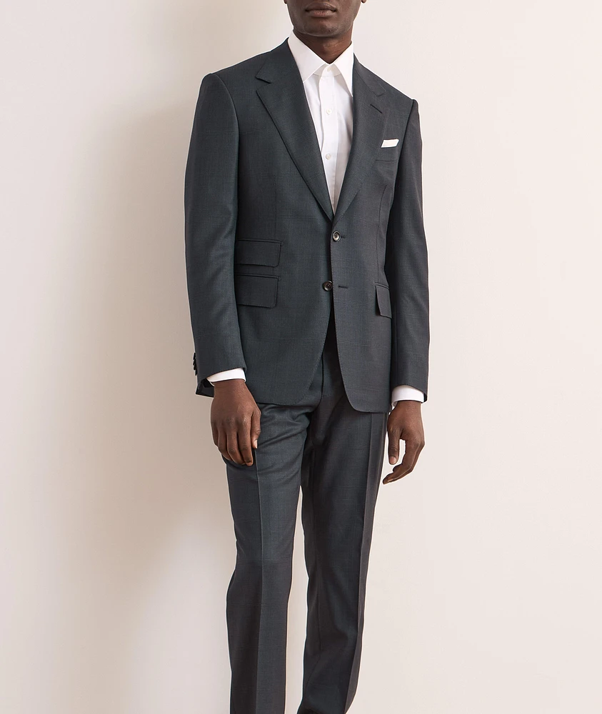 Shelton Windown Check Stretch-Wool Suit