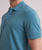 Lyocell-Cotton Piquet Polo