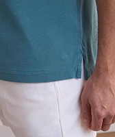 Lyocell-Cotton Piquet Polo