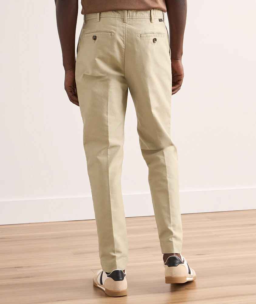 Brushed Cotton Satin Chinos