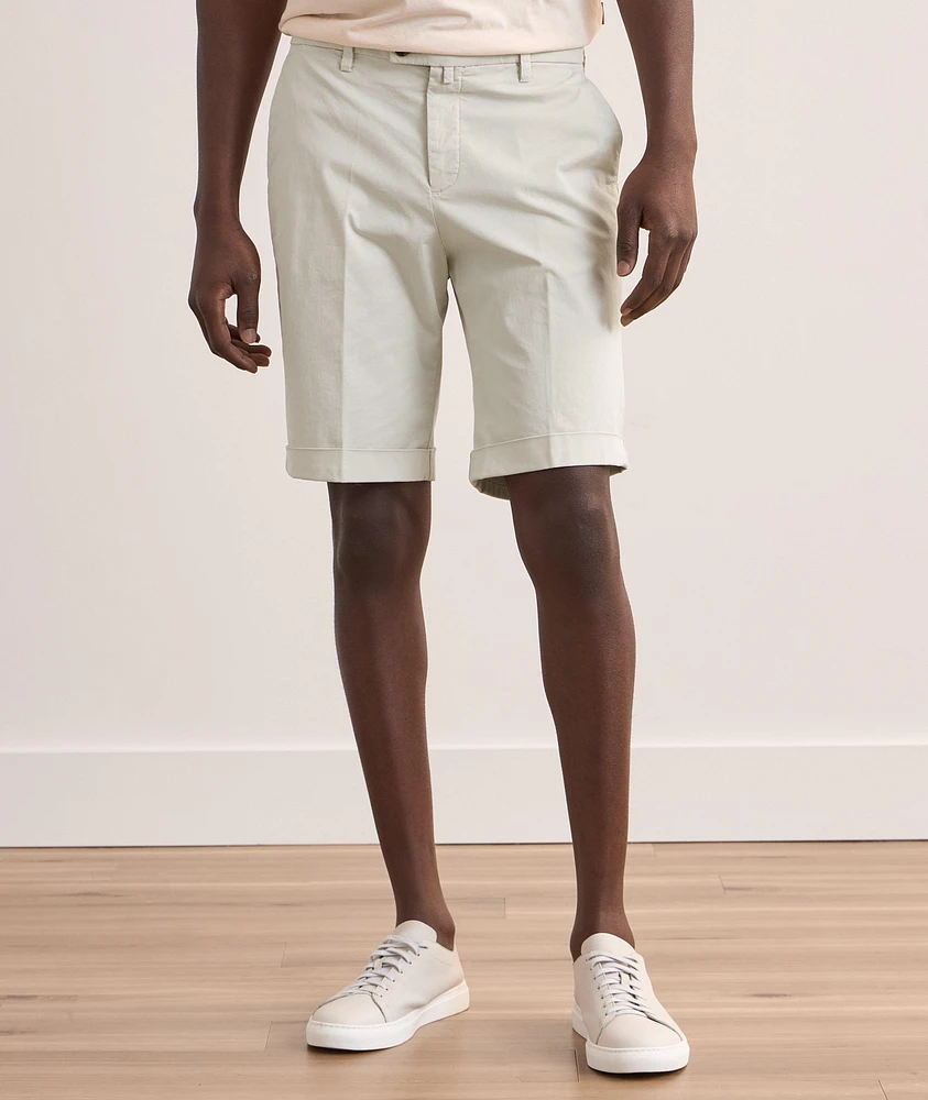 Stretch-Cotton Bermuda Shorts