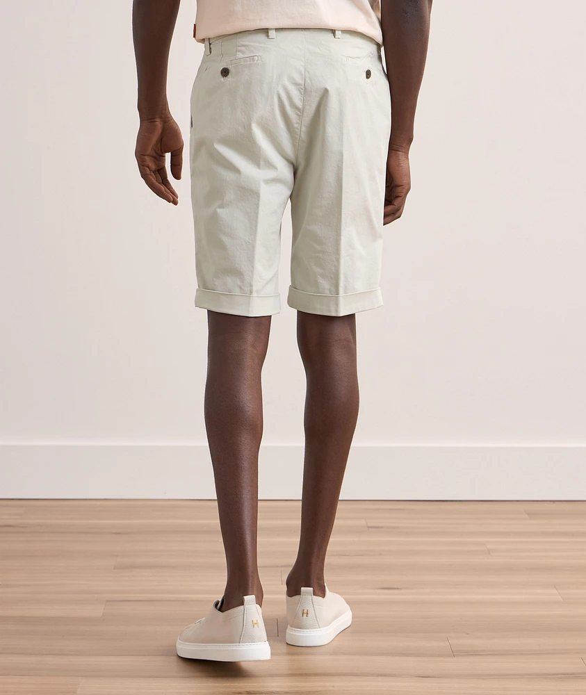 Stretch-Cotton Bermuda Shorts