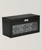 Triple Watch Winder with Storage