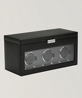 Triple Watch Winder with Storage