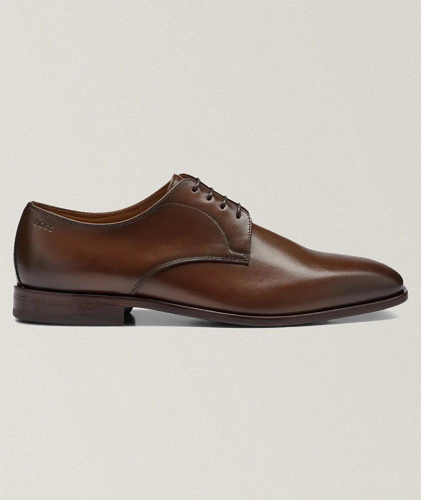 Lisbon Burnished Leather Derbies