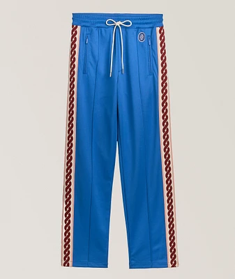 Braided Trim Track Pants