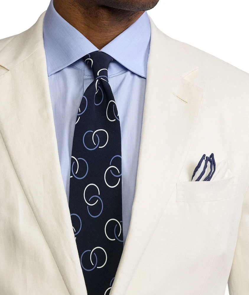 Silk-Linen Suit Jacket