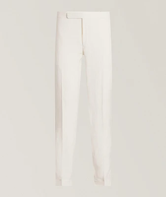 Silk-Linen Suit Pants