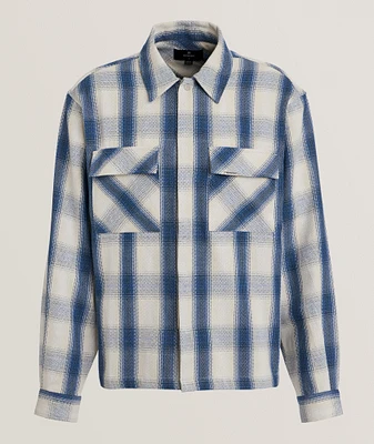 Plaid Waffle Flannel Shirt