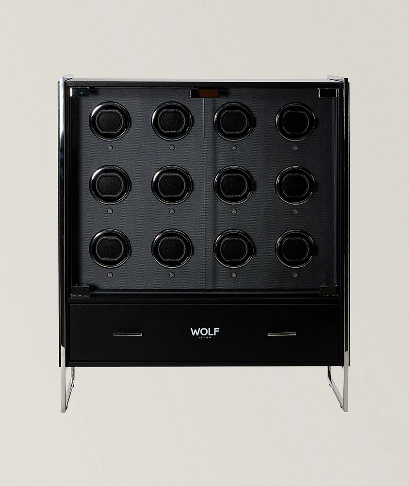 Regent Roadster 12pc Watch Winder Cabinet 