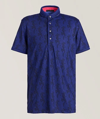 Night Prowl Printed Performance Polo