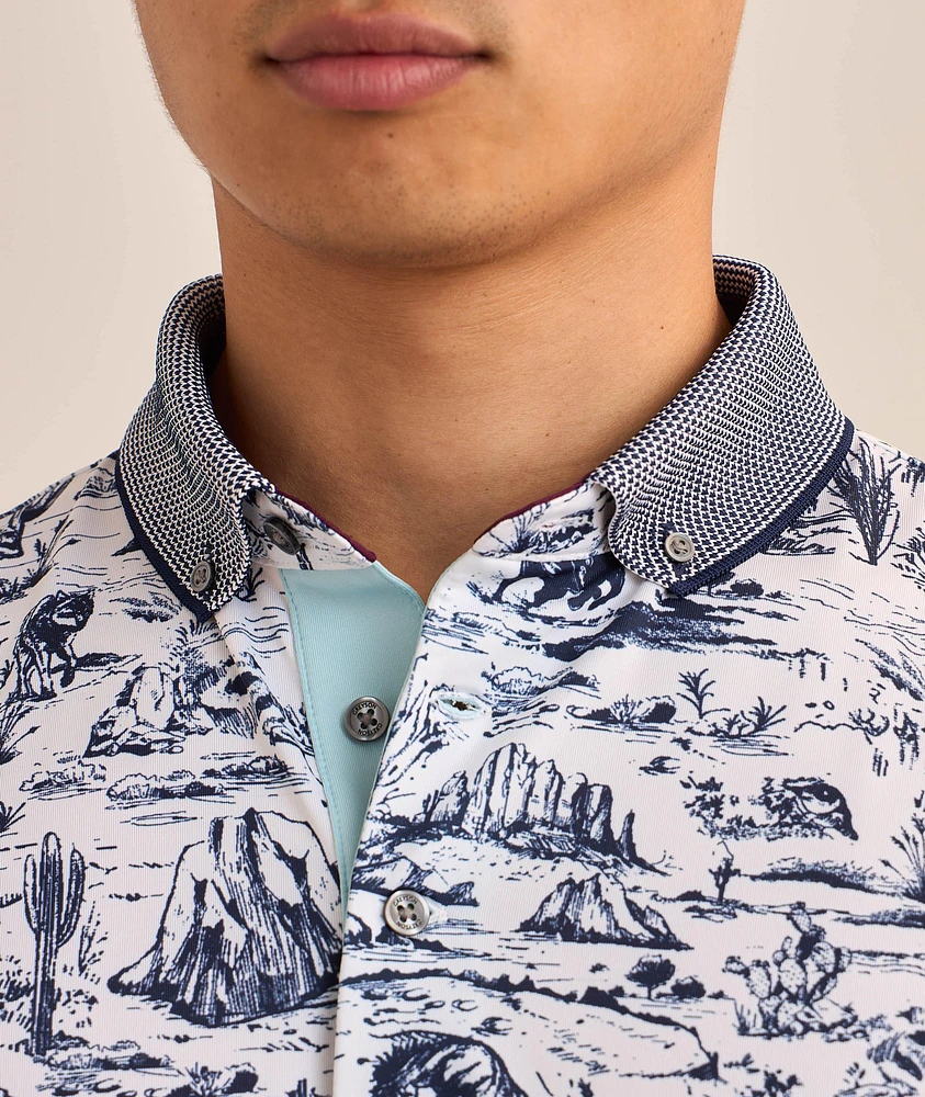 Utah Landscape Technical-Stretch Polo