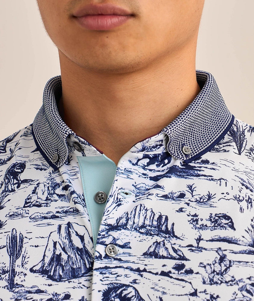 Utah Landscape Technical-Stretch Polo