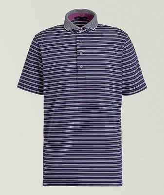 Moab Striped Technical-Stretch Polo