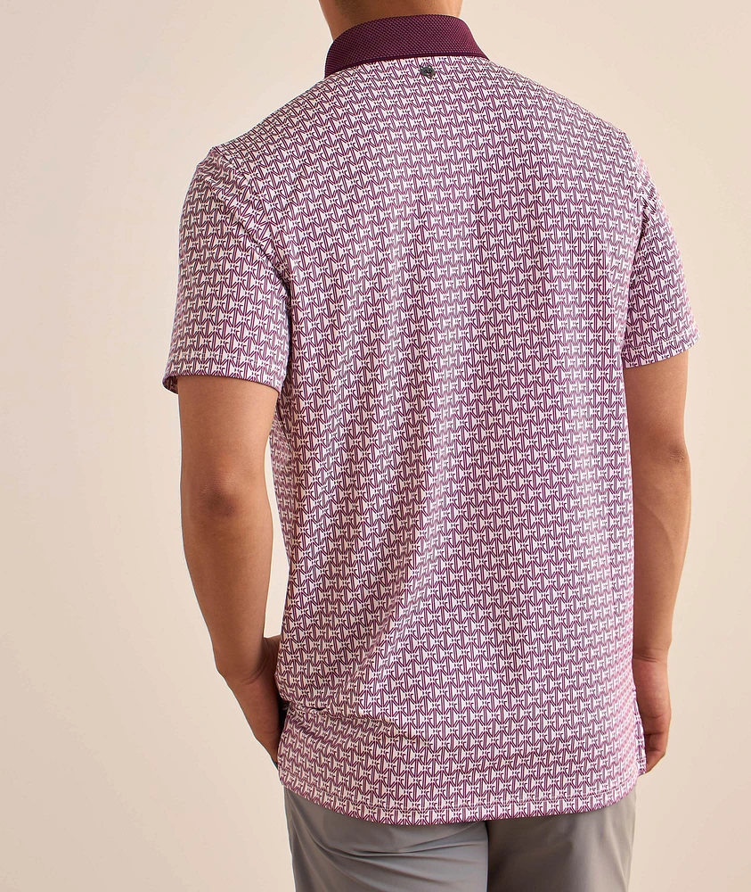 Monogram Technical-Stretch Polo