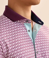 Monogram Technical-Stretch Polo