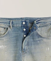 2021 Distressed Paint Splatter Jeans