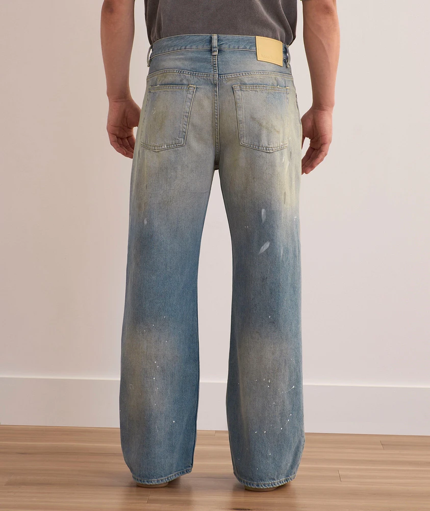 2021 Distressed Paint Splatter Jeans