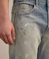 2021 Distressed Paint Splatter Jeans