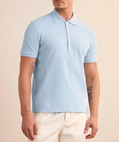 Four-Bar Cotton Piqué Knit Polo