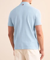 Four-Bar Cotton Piqué Knit Polo