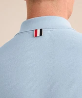 Four-Bar Cotton Piqué Knit Polo