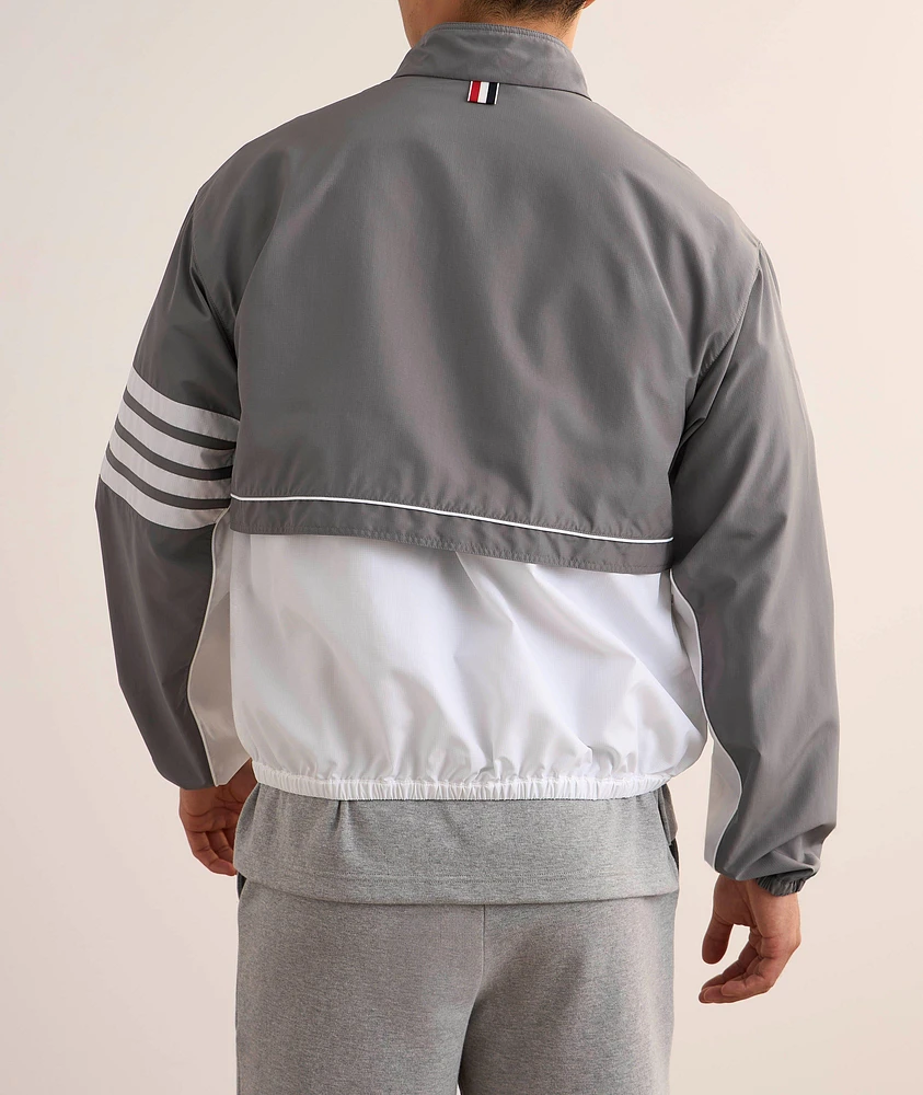 Colourblock 4-Bar Ripstop Windbreaker Jacket