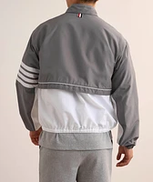 Colourblock 4-Bar Ripstop Windbreaker Jacket