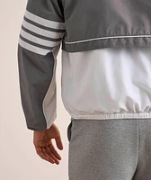 Colourblock 4-Bar Ripstop Windbreaker Jacket