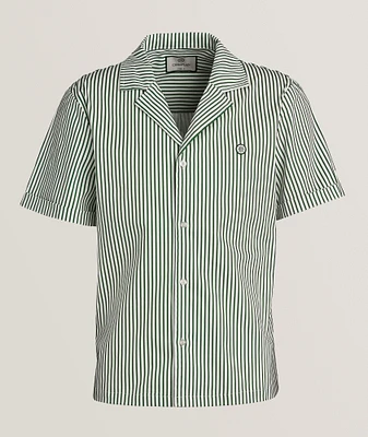 Pinstripe Camp Shirt