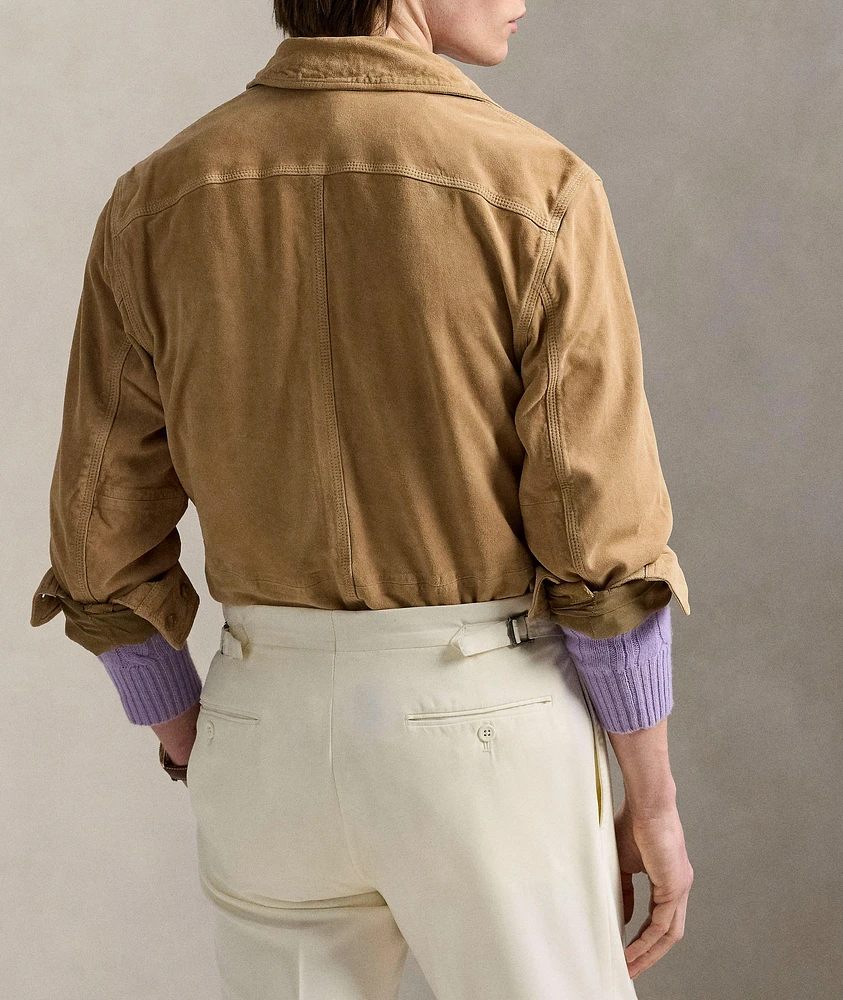 Utility Suede Overshirt