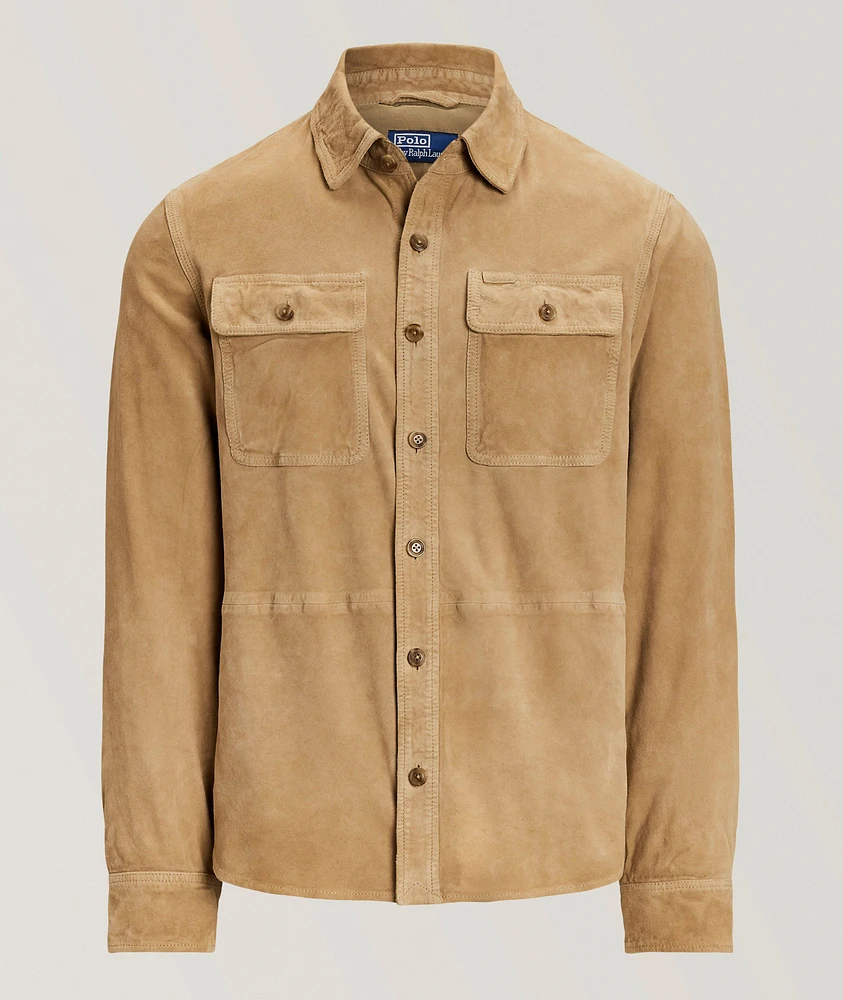 Utility Suede Overshirt