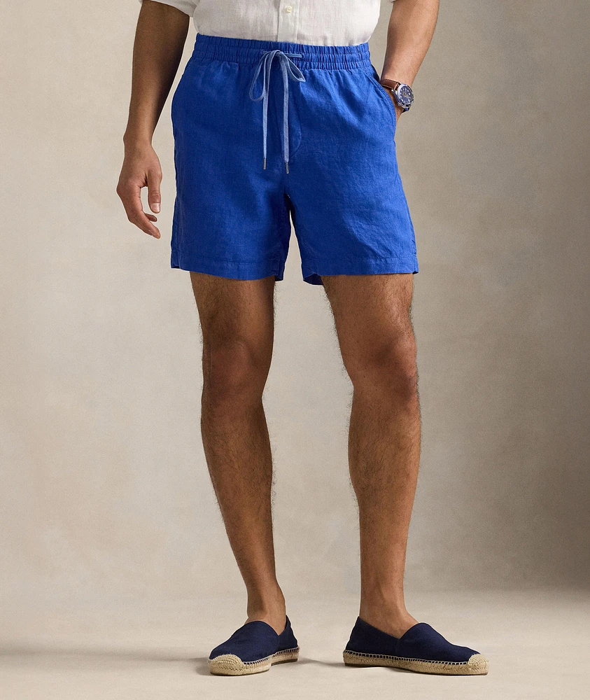 Linen Drawstring Shorts