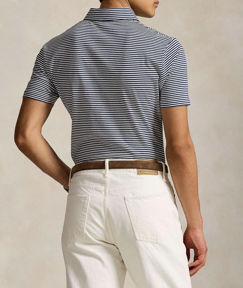Striped Cotton Polo