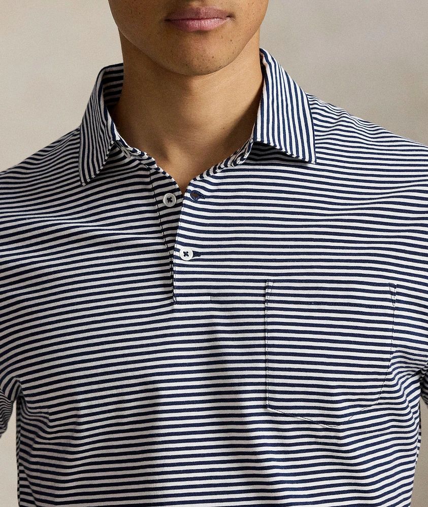 Striped Cotton Polo