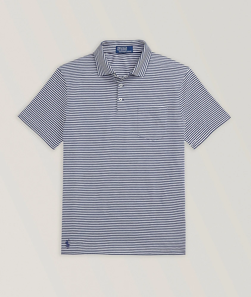 Striped Cotton Polo