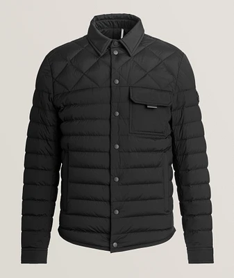 Iseran Quilted Down Shirt Jacket
