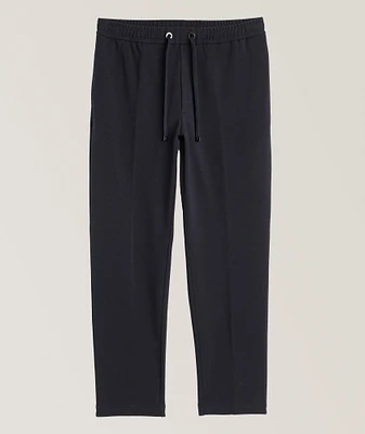 Stretch-Cotton Tapered Sweatpants