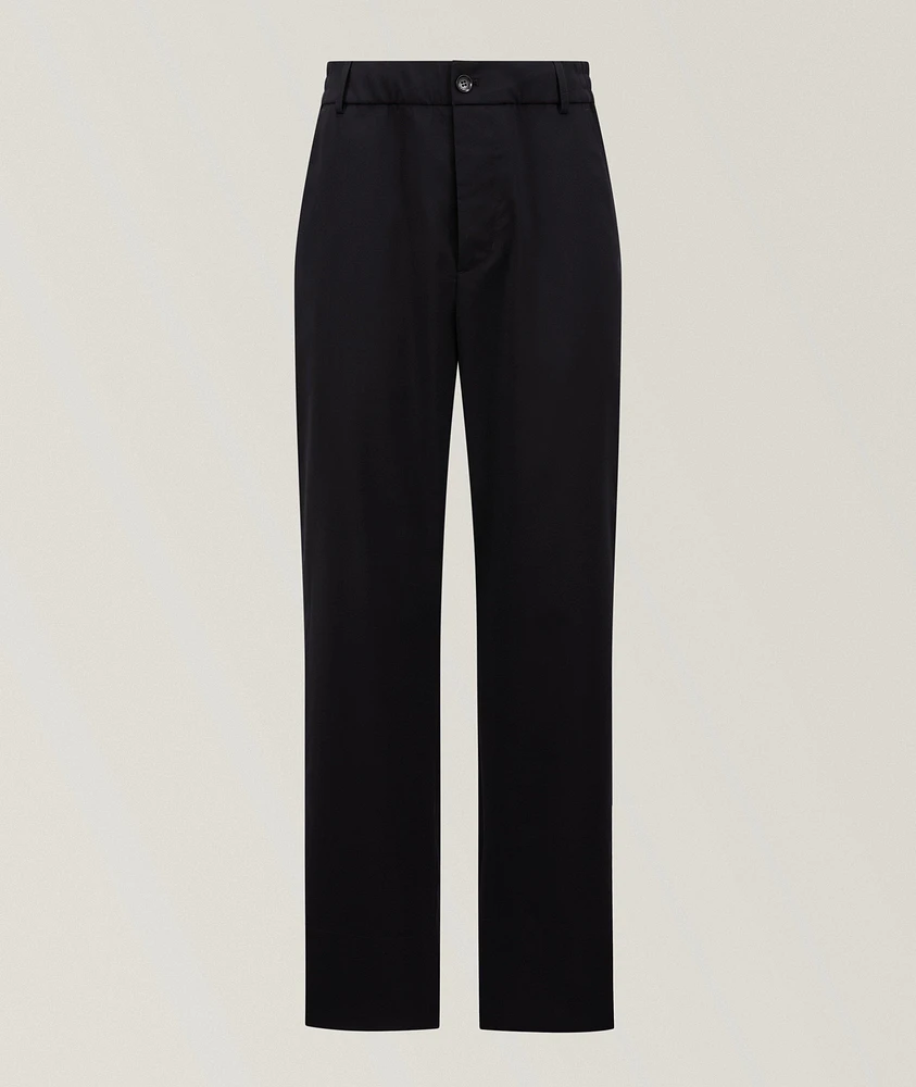 Wool-Blend Drawstring Pants