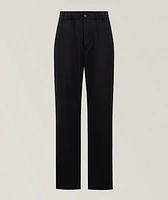 Wool-Blend Drawstring Pants