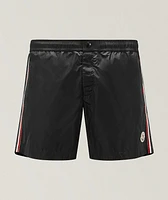 Striped Side Panel Swim Shorts