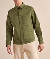 Gabardine Stretch-Cotton Overshirt
