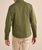 Gabardine Stretch-Cotton Overshirt